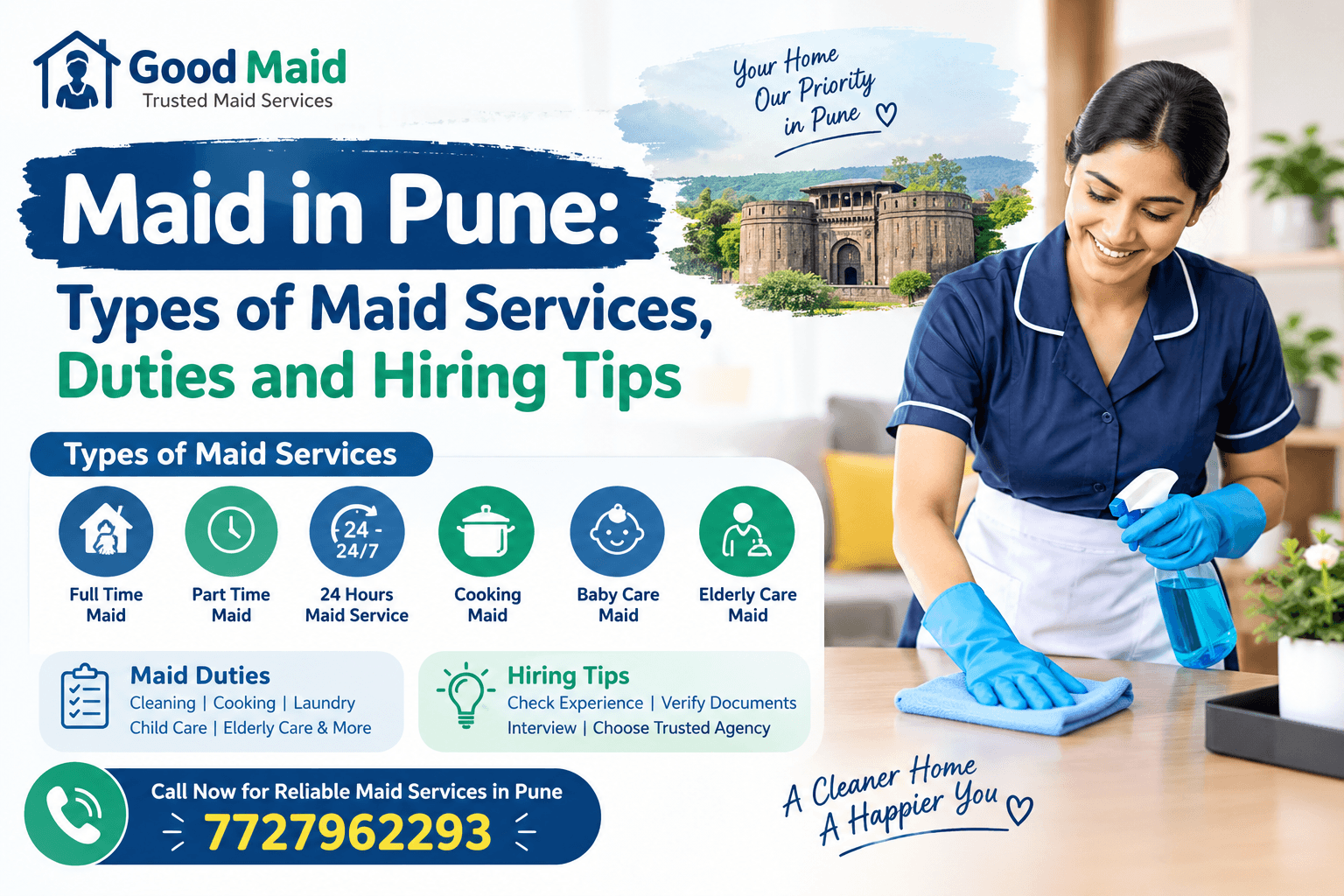 Maid in Indore: A Complete Guide to Finding Reliable Domestic Help By Good Maid India
