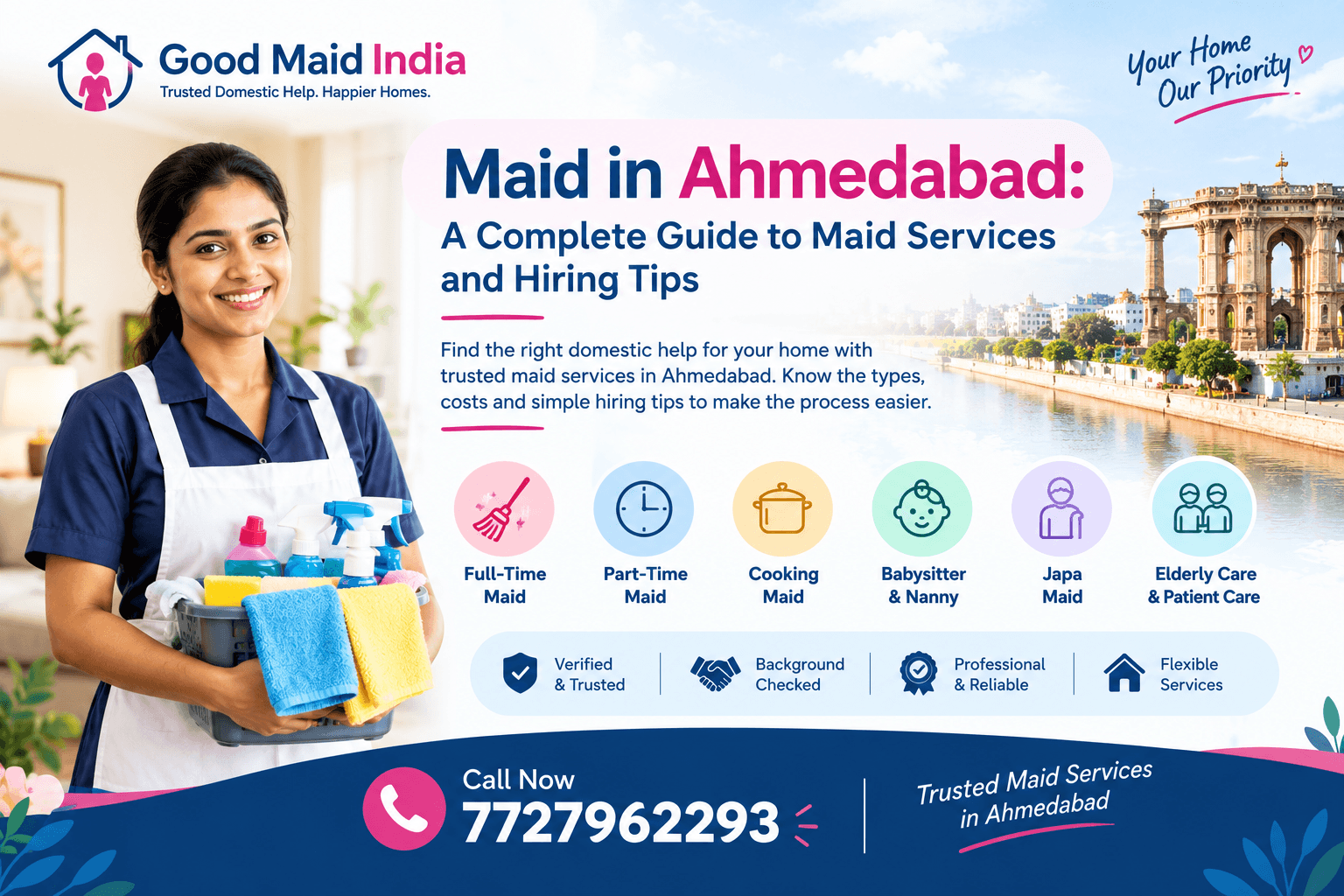 Maid in Ahmedabad: A Complete Guide to Maid Services and Hiring Tips