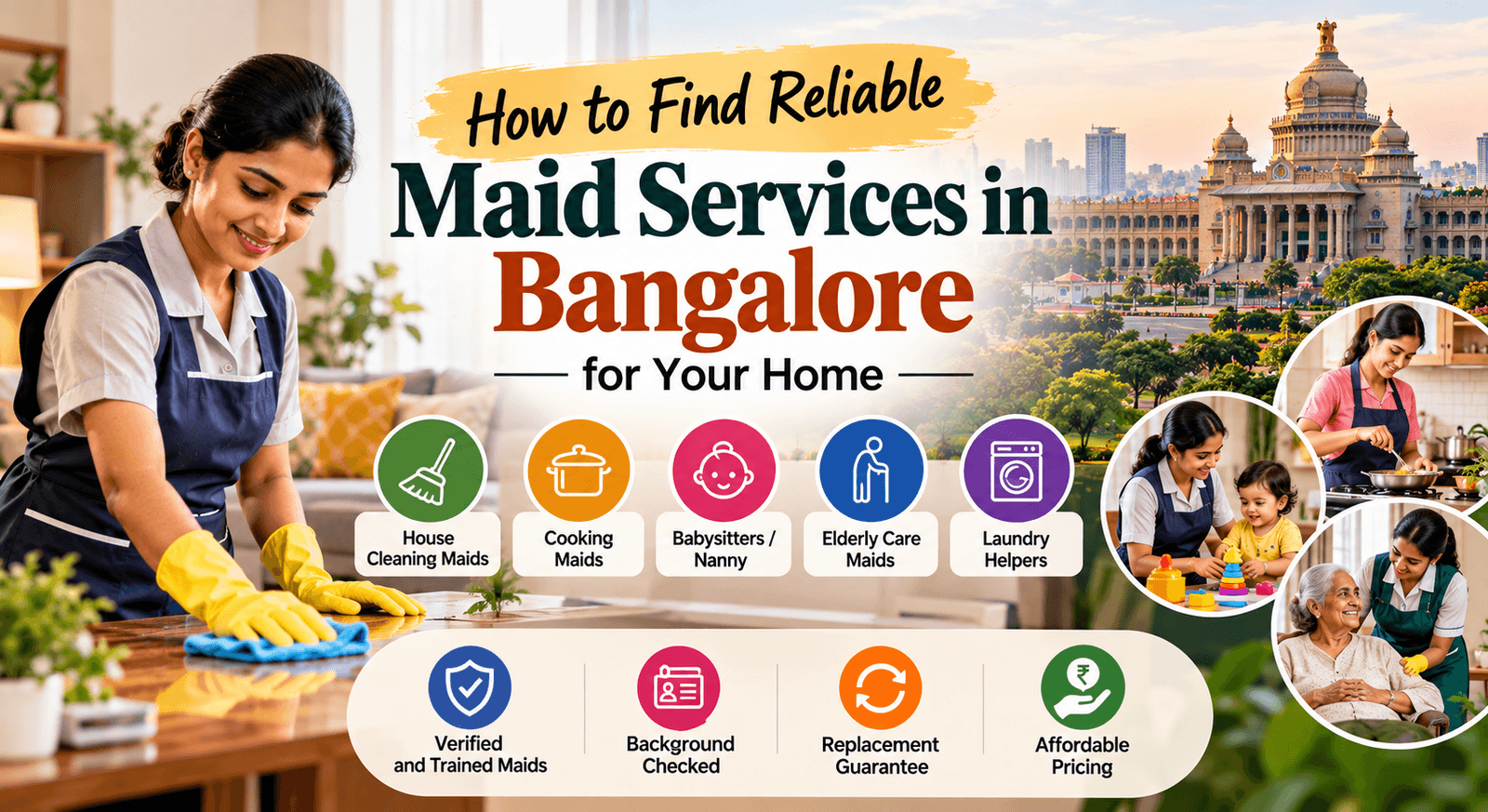 How to Find Reliable Maid Services in Bangalore for Your Home