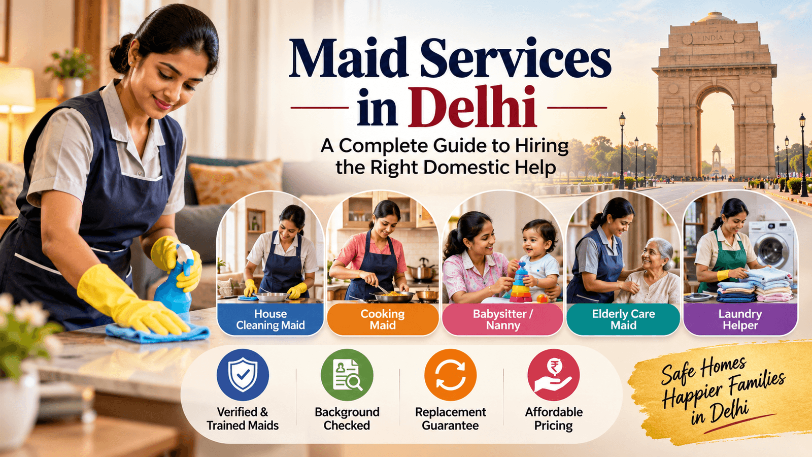 Maid Services in Delhi: A Complete Guide to Hiring the Right Domestic Help