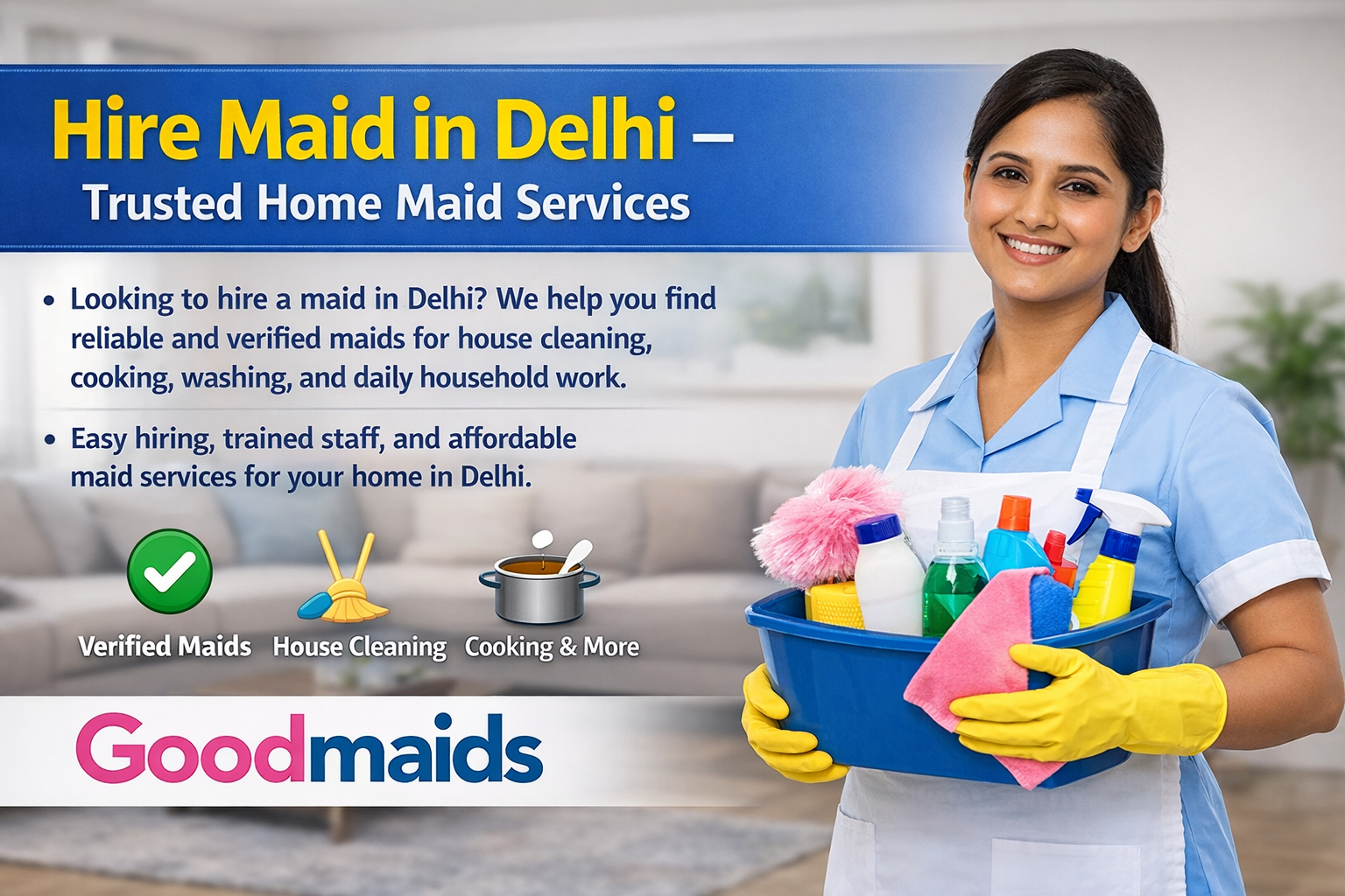 Hire Maid in Delhi