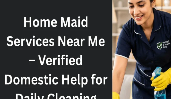 Home Maid Services Near Me – Verified Domestic Help for Daily Cleaning...