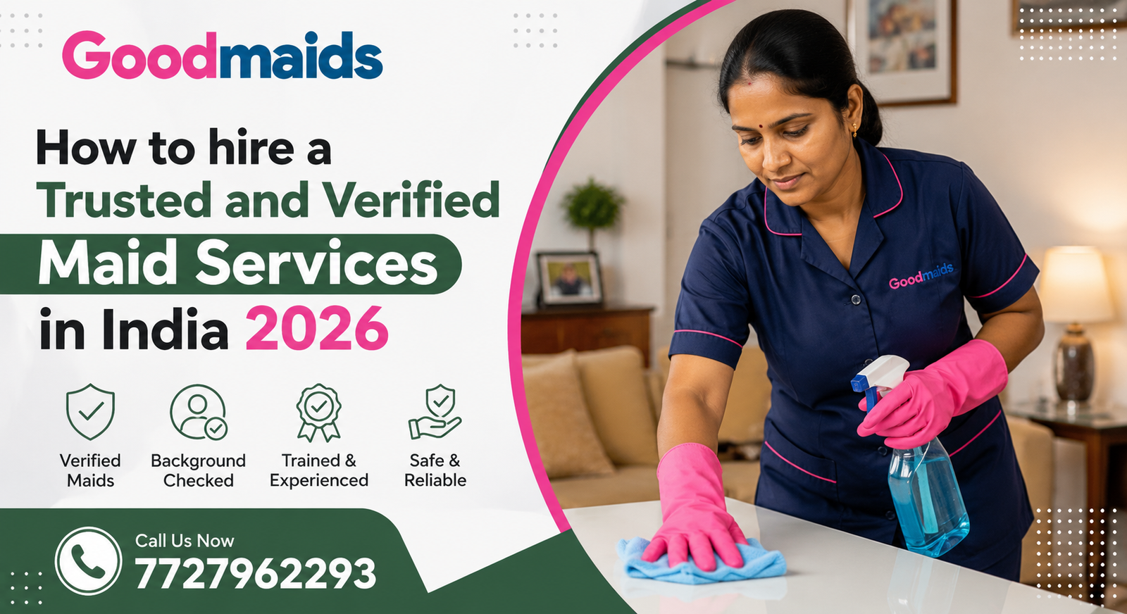 hire verified maid in India